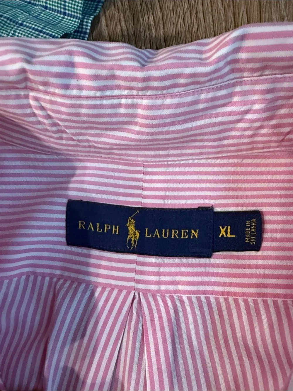 ((3 PIECE)) RALPH LAUREN SHORT SLEEVE SHIRT BUNDLE SIZE XL ALL EEEUC